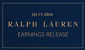 Ralph Lauren Reports Fourth Quarter and Full Year Fiscal 2024 Results Ahead of Expectations; Provides Initial Outlook for Fiscal 2025