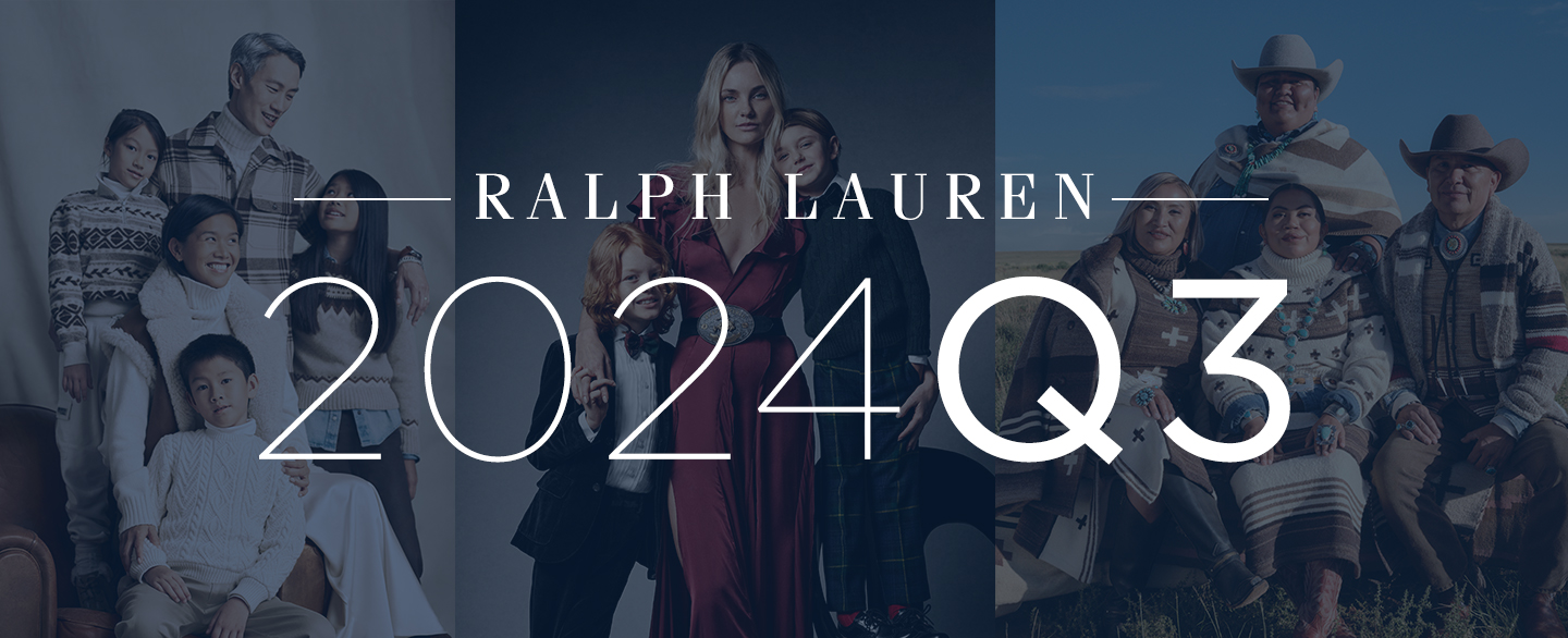 Ralph Lauren Reports Strong Third Quarter Fiscal 2024 Holiday Results Ahead of Expectations