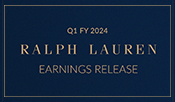 Ralph Lauren Reports First Quarter Fiscal 2024 Results and Reiterates Full Year Outlook