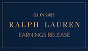 Ralph Lauren Reports First Quarter Fiscal 2025 Results and Reaffirms Full Year Outlook