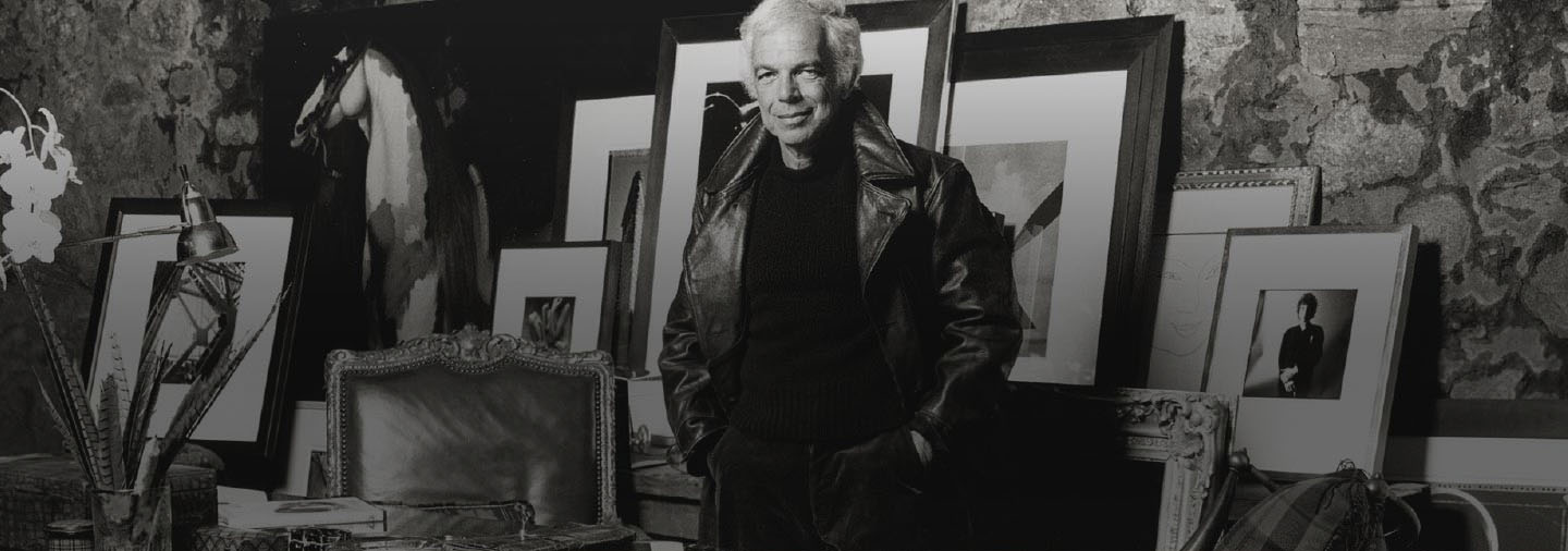 Ralph Lauren in his office