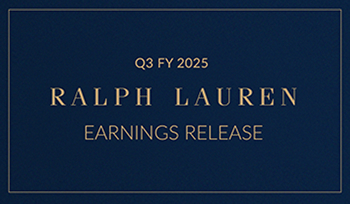 Ralph Lauren Reports Third Quarter Fiscal 2025 Holiday Results Above Expectations and Raises Full Year Outlook