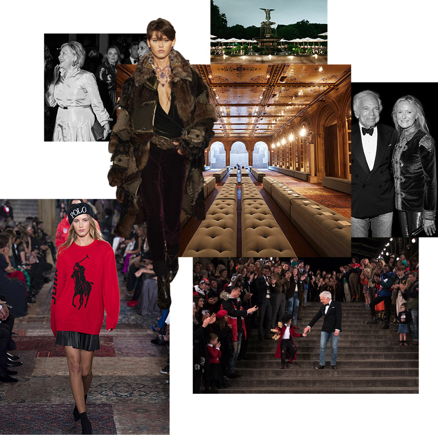 Collage of photographs from before, during & after the 50th Anniversary Show